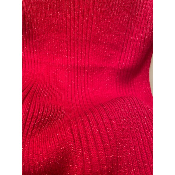 Joseph A Red Sleeveless Cowl Neck Tank Top - Picture 4 of 4
